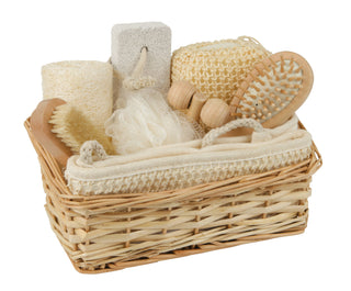 Wicker Basket Spa Gift Set