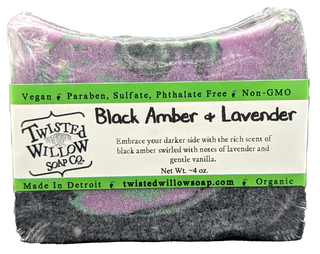 Black Amber & Lavender Bar Soap