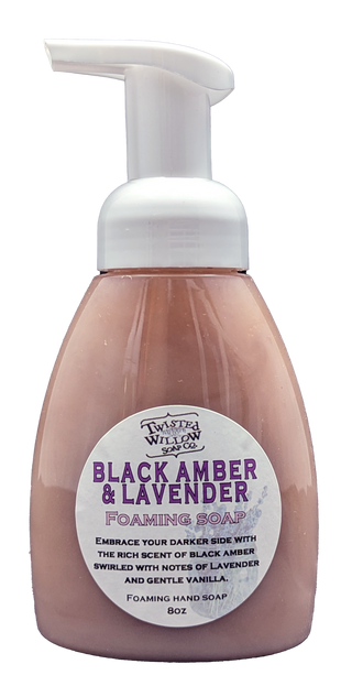 Black Amber & Lavender Foaming Soap