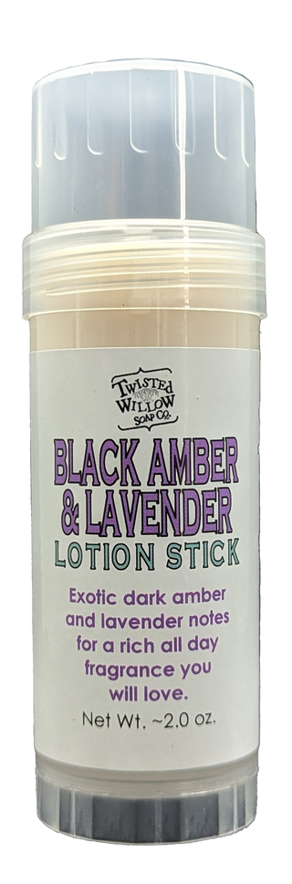 Black Amber & Lavender Lotion Stick