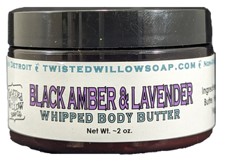 Black Amber & Lavender Whipped Body Butter