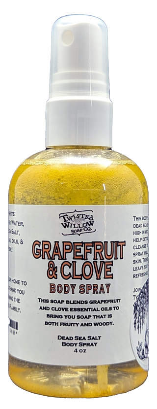 Grapefruit & Clove Body Spray
