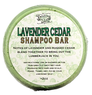 Lavender Cedar Shampoo Bar