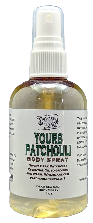 Yours, Patchouli Body Spray