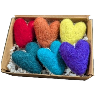 Felted Hearts - Pride Collection