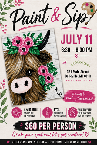 July 11 - Paint & Sip with Chalk with Love!
