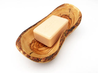 Rustic Natural Cut Soap Dish - Medium